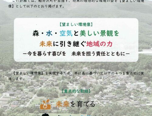 軽井沢町環境基本計画を策定