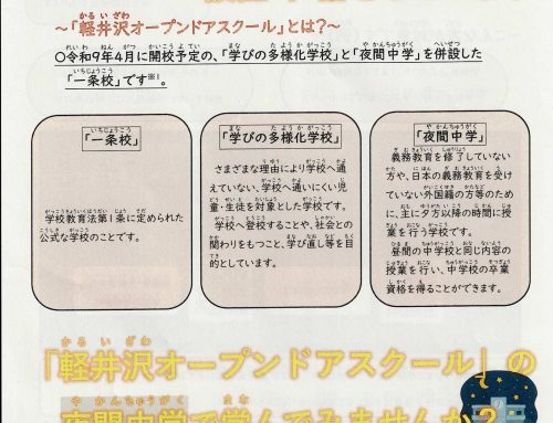 「オープンドアスクール」を準備中①